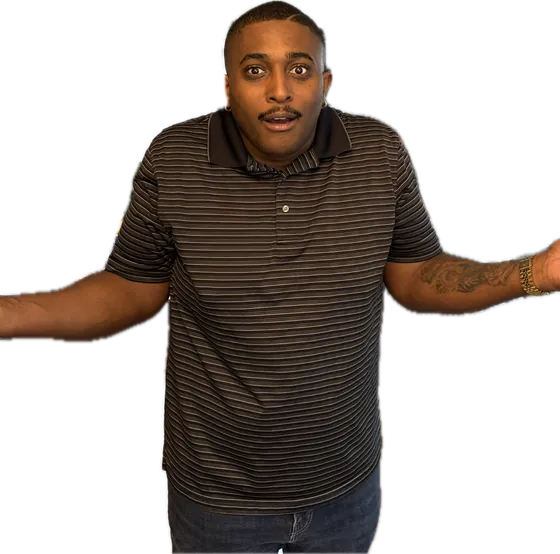 Jeff Ballard Jr. shrugging